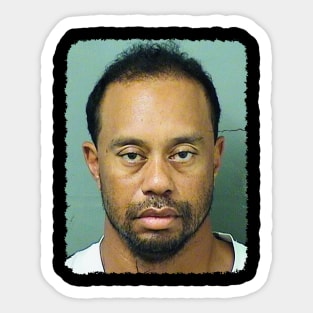 mugshot Tiger Sticker